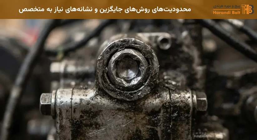 محدودیتهای روشهای جایگزین و نشانههای نیاز به متخصص