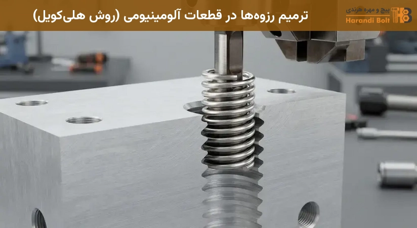 ترمیم رزوهها در قطعات آلومینیومی (روش هلیکویل)